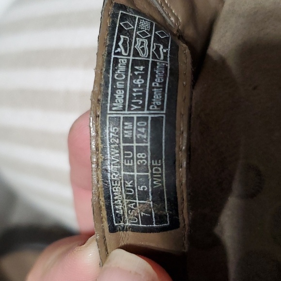 Vionic snakeskin print comfort sandals tan brown amber - Picture 7 of 7